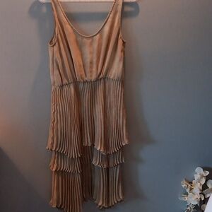 Obakki sleeveless pleated dress